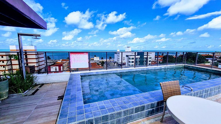 Apto 306 UNO - Lindo Studio Com Vista Mar