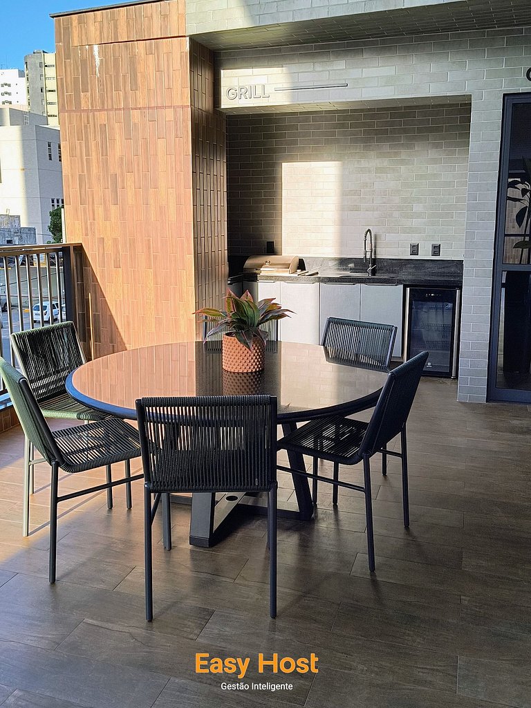 Flat Solaz 208 - Aconchegante e Moderno