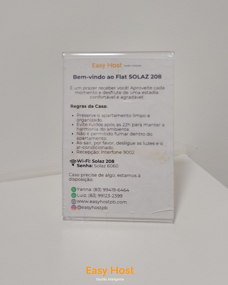 Flat Solaz 208 - Aconchegante e Moderno