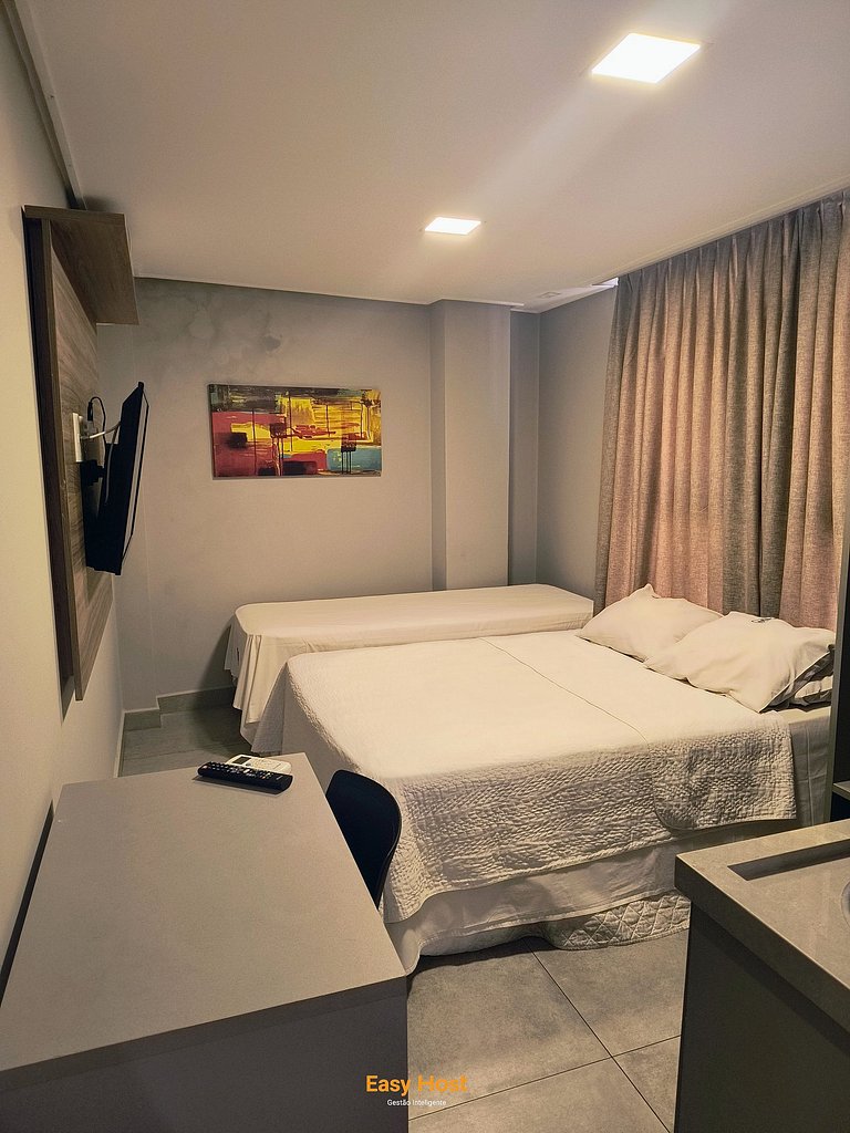 Apto 301 UNO - Lindo Studio Com Vista em Manaira